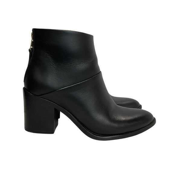 Nisolo Shoes - Nisolo Sleek Black Dari Commuter Ankle Boots Size 6.5